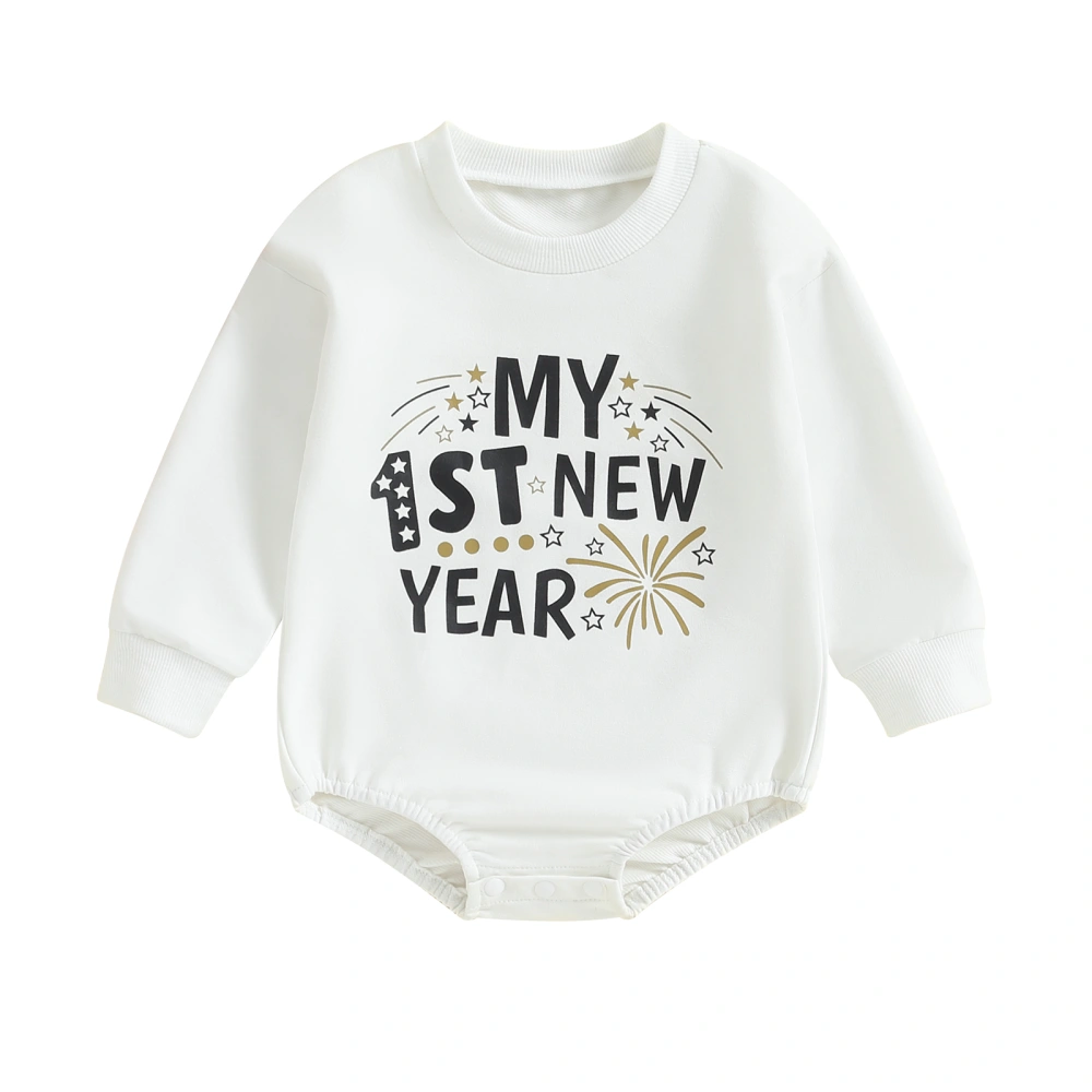 Baby Girls Boys Sweatshirts Rompers New Year Clothes Fall Bodysuits