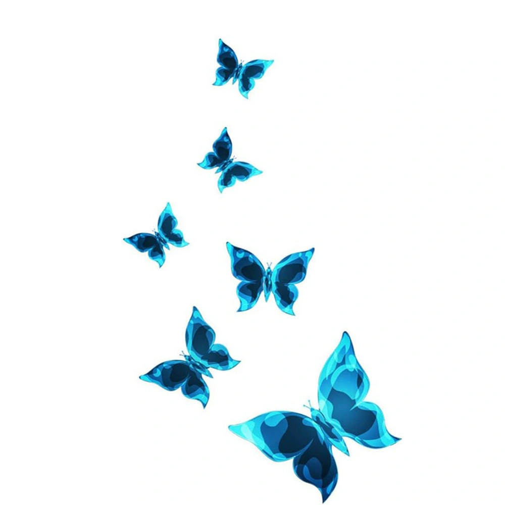 Glow Butterfly Wall Decor Stickers,Luminous Butterfly Wall Decals