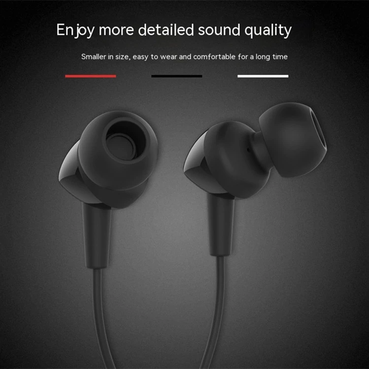 Earphone In-ear Dynamic Bass Boost Subwoofer Music Mobile Phone Earphone In-ear Wired