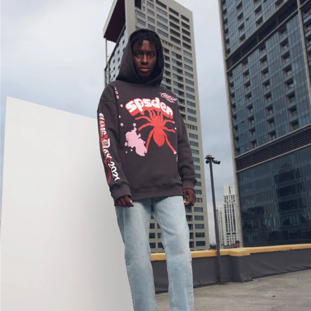 Men's Oversized Letter Velvet Sweatshirt Hip-hop Pullover