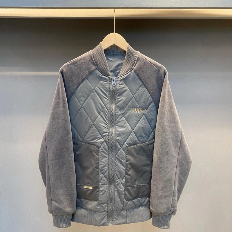 Stitching Design Baseball Uniform Cotton-padded Jacket