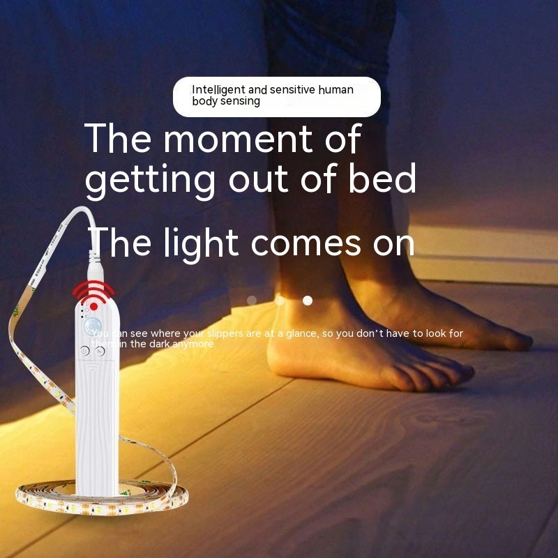 Led Human Body Induction Light With Bed Bottom Atmosphere