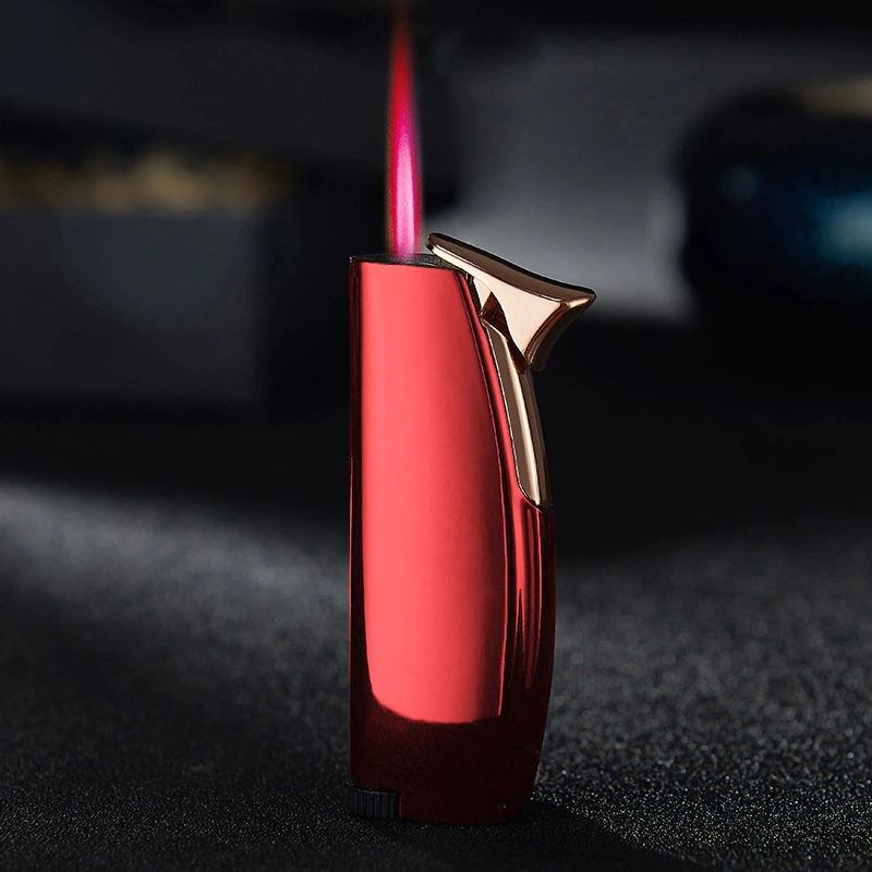 Creative Lighter Windproof Direct Gas Red Flame Cigarette Creative