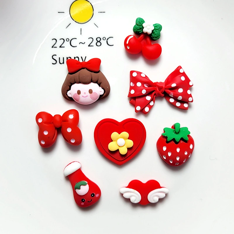 New Year Red Series Diy Trinkets Children Barrettes