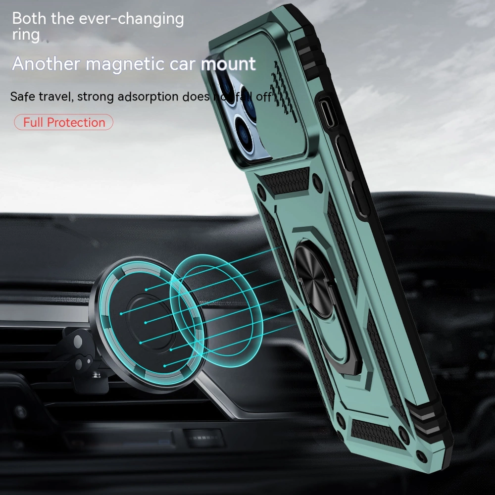 Phone Case Anti-fall Magnetic Bracket Lens Cover