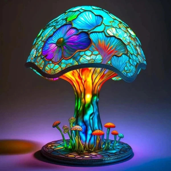 Household Magic Color Mushroom Lamp Decorations