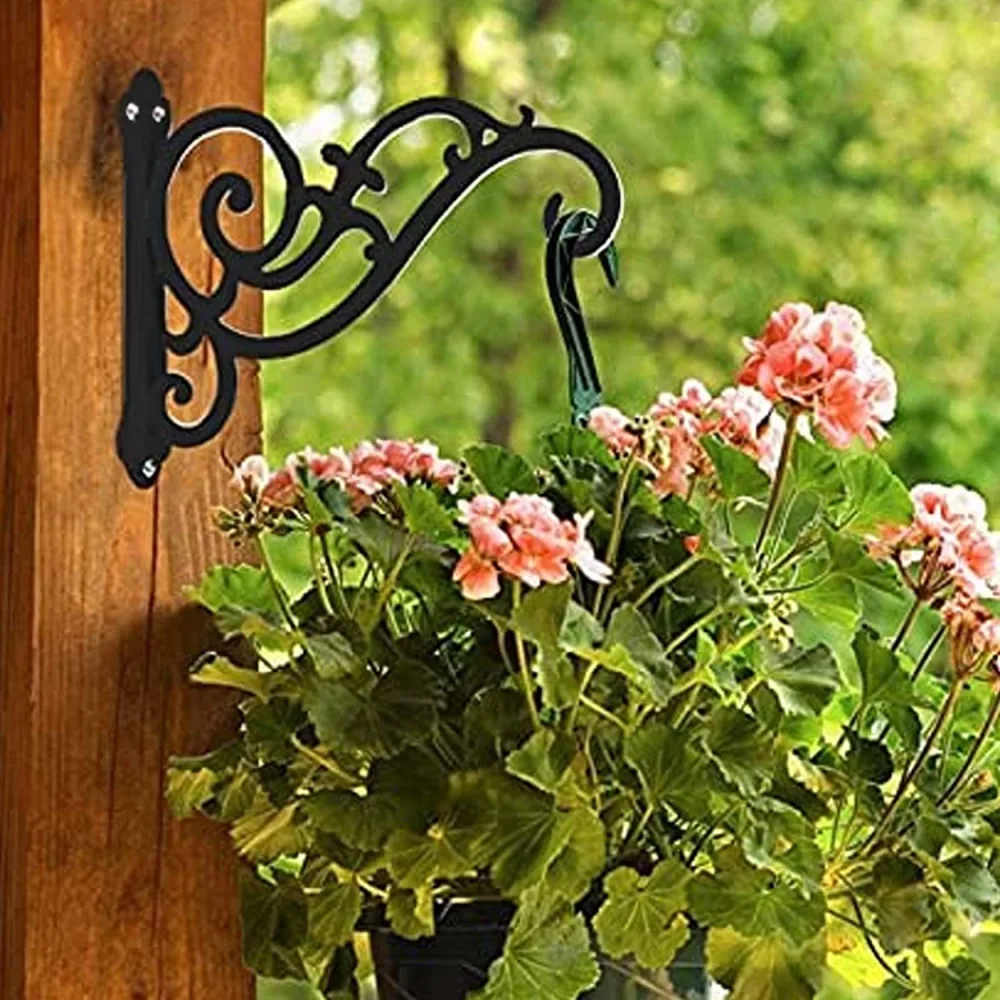 Hanging Plant Bracket Wall Iron Hook