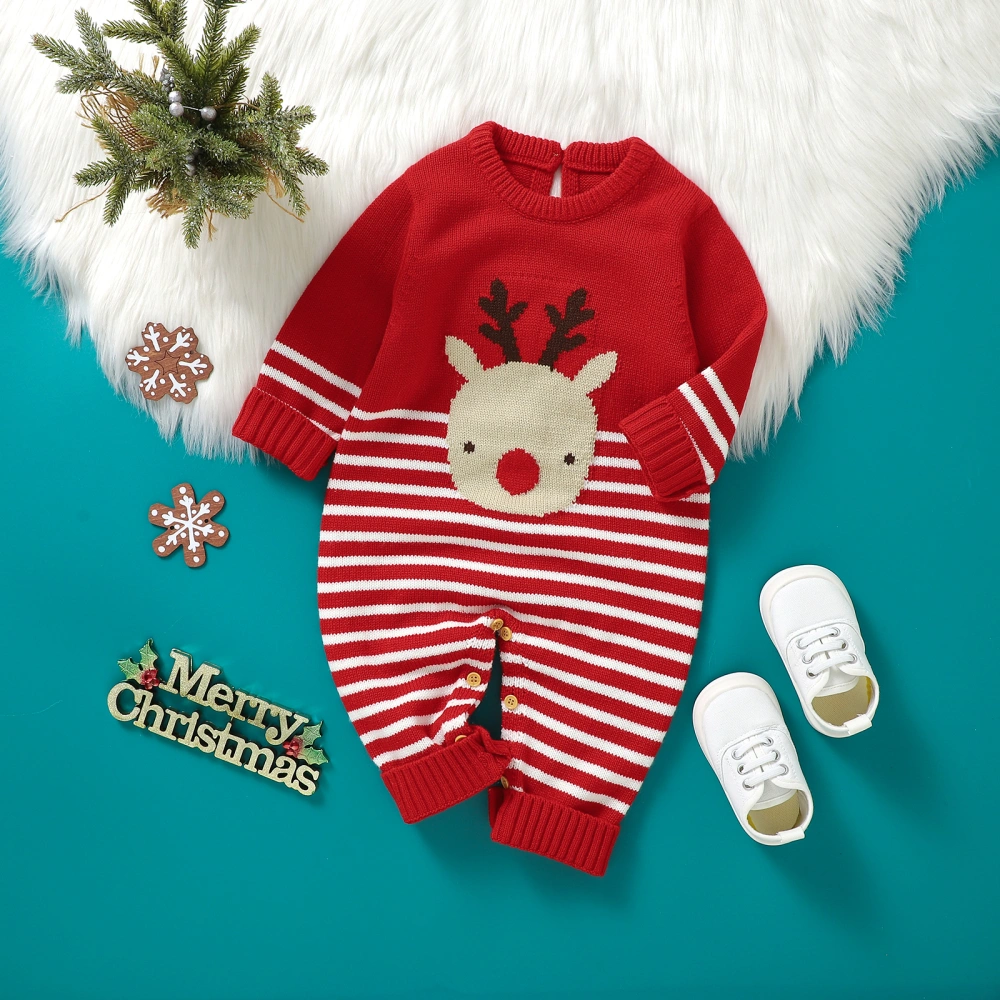 Baby Girls Boys Sweater Rompers Christmas Clothes Fall Bodysuits