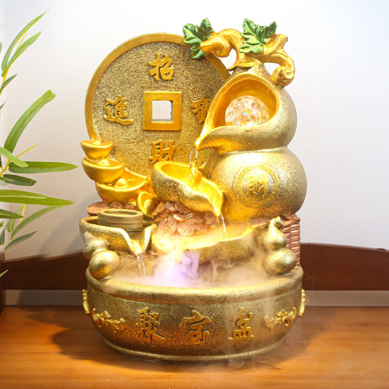 Cornucopia Rockery Flowing Water Fountain Ornament Decoration