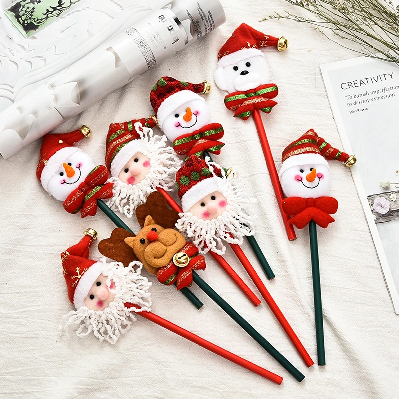 Cartoon Old Snowman Pattern Pen