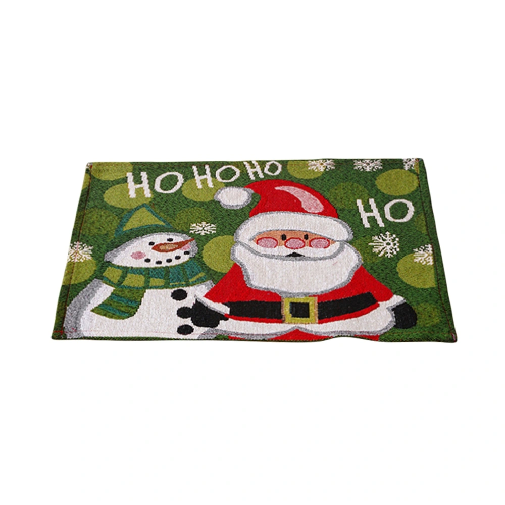 Christmas Placemats for Dining Table, Santa Christmas Table Mats