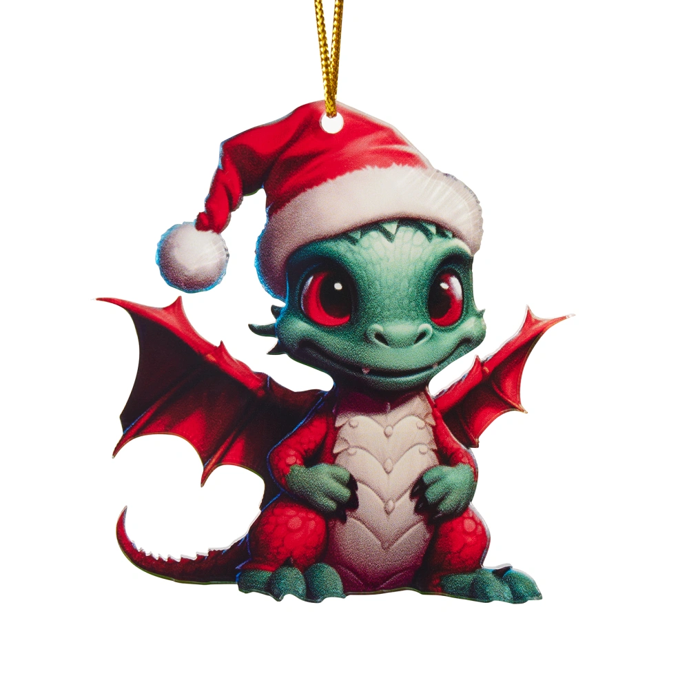 Christmas Dragon Ornaments Hanging Decorations for Home Office Car