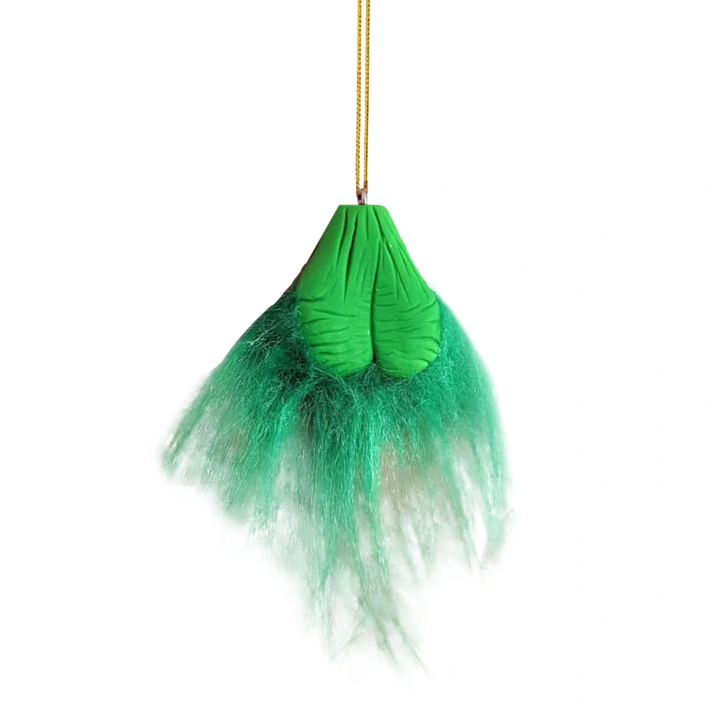 Christmas Tree Ornament, Resin Furry Hanging Portable Holiday Gift