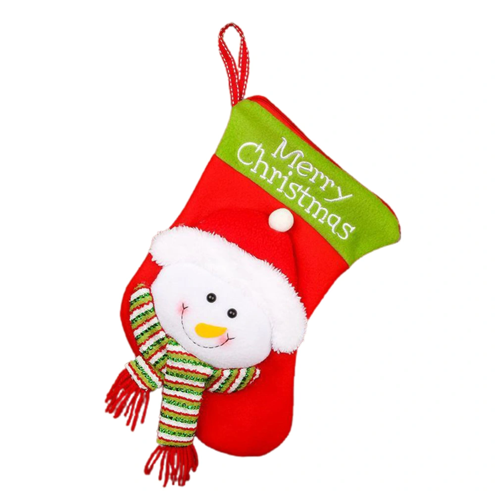 Christmas Stockings, Santa Claus Snowman Elk Candy Bag Party Gift