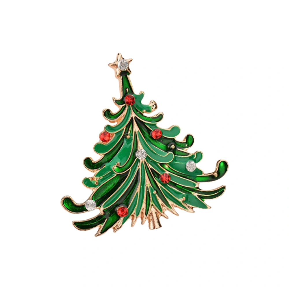 Christmas Pin Fashion Holiday Brooches Scarf Shawl Pins for Women Men