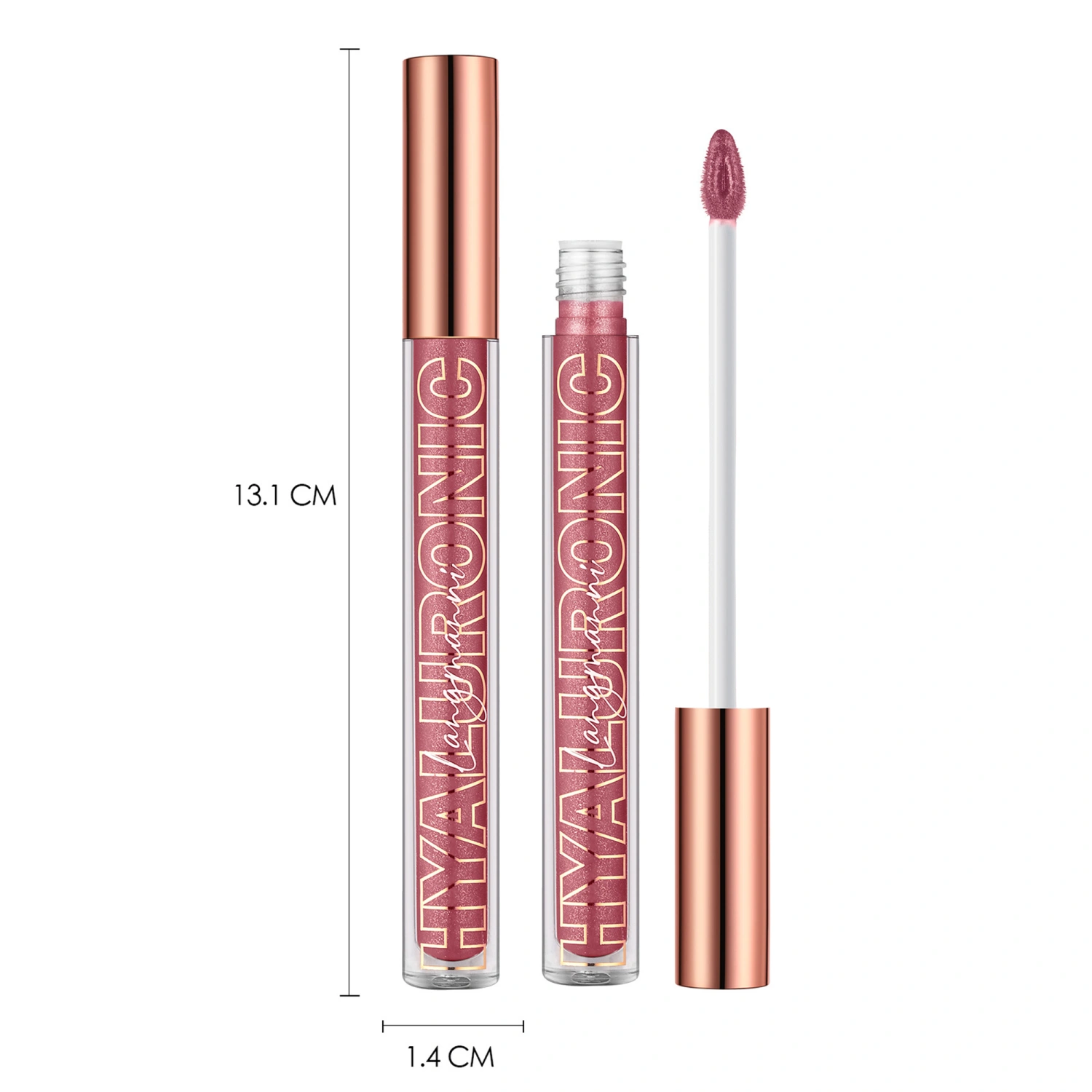 Hyaluronic Acid Lip Gloss, Moisturizing Glitter Lipsticks Cosmetics