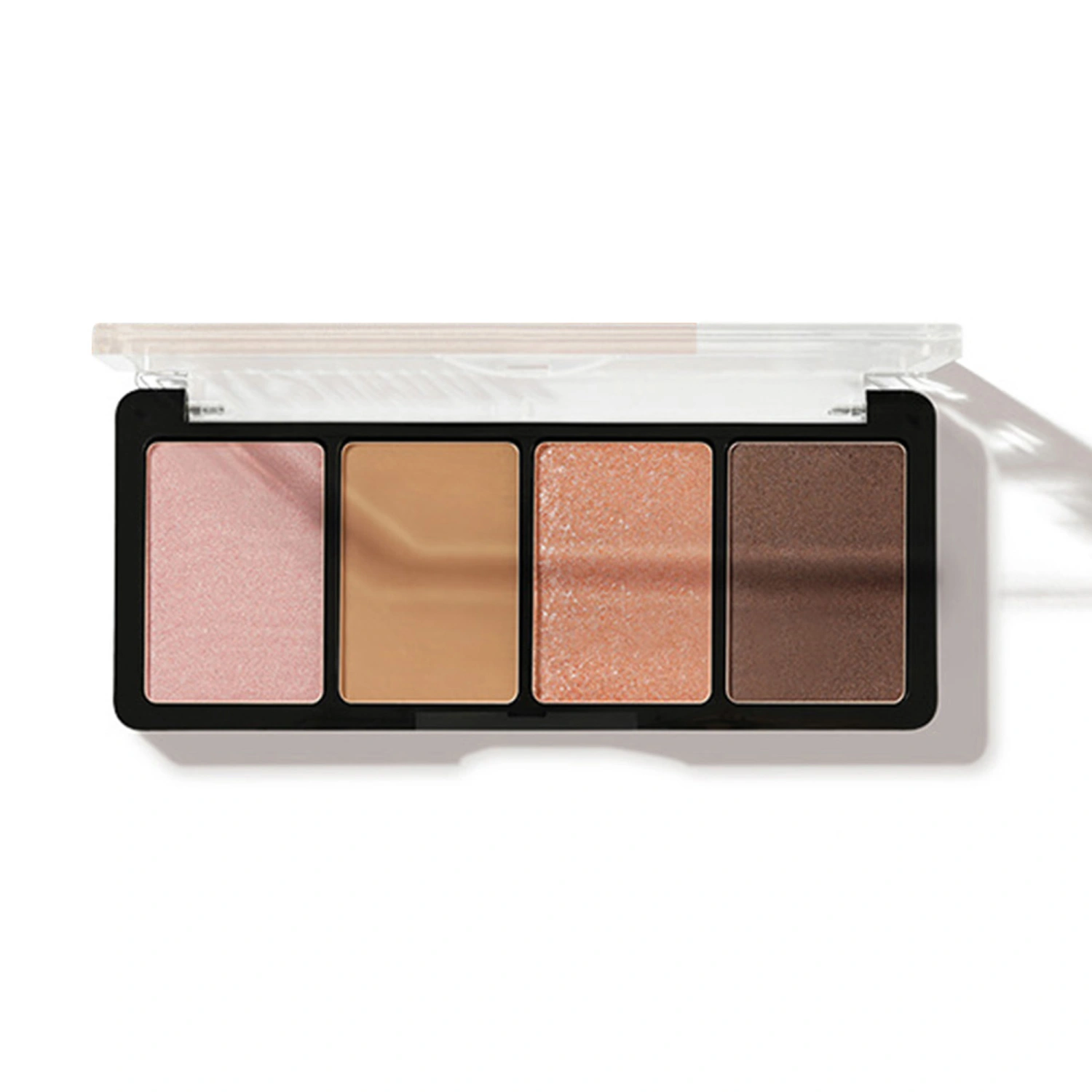 4 Colors Eyeshadow Palette, Fine Powder Pearlescent Eyeshadow