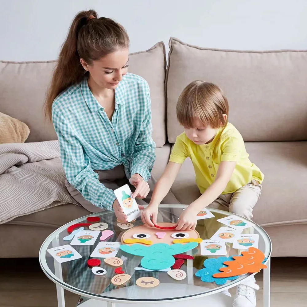 Children's Felt Learning Board Emoticons