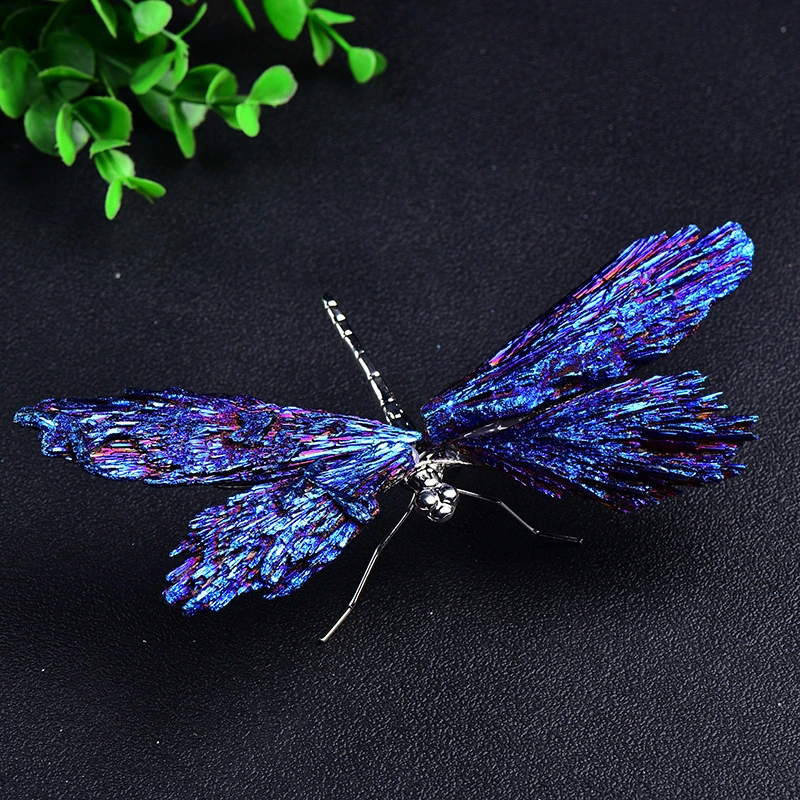 Crystal Butterfly Color Dragonfly Crafts Decoration Ornaments