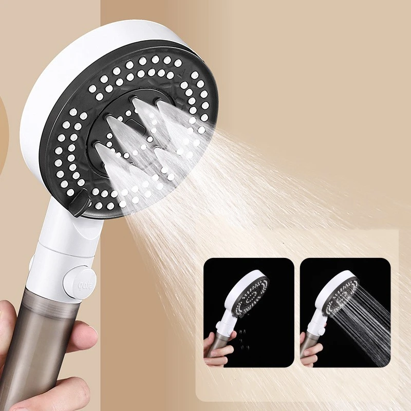 Six-gear Nozzle Multi-function Supercharged Shower Head