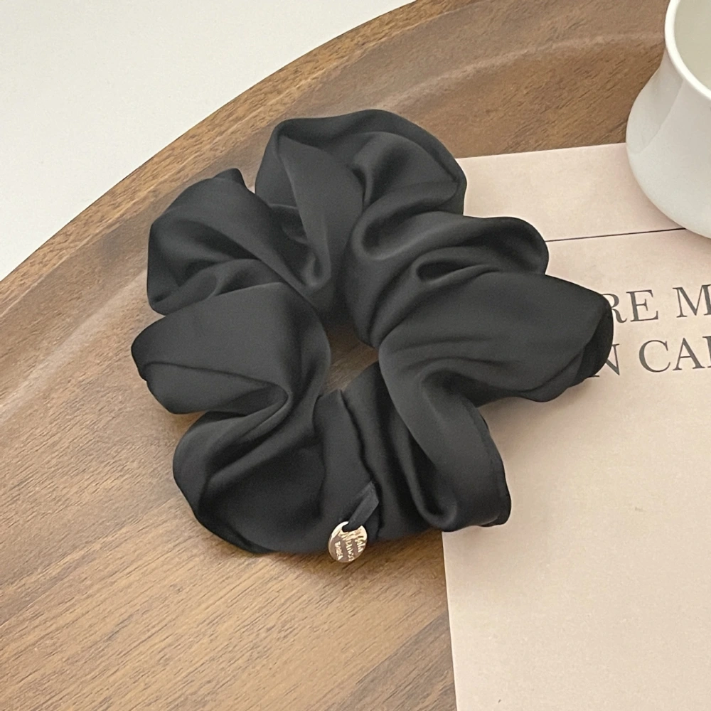 Simple High-quality Satin Large Intestine Hair Ring