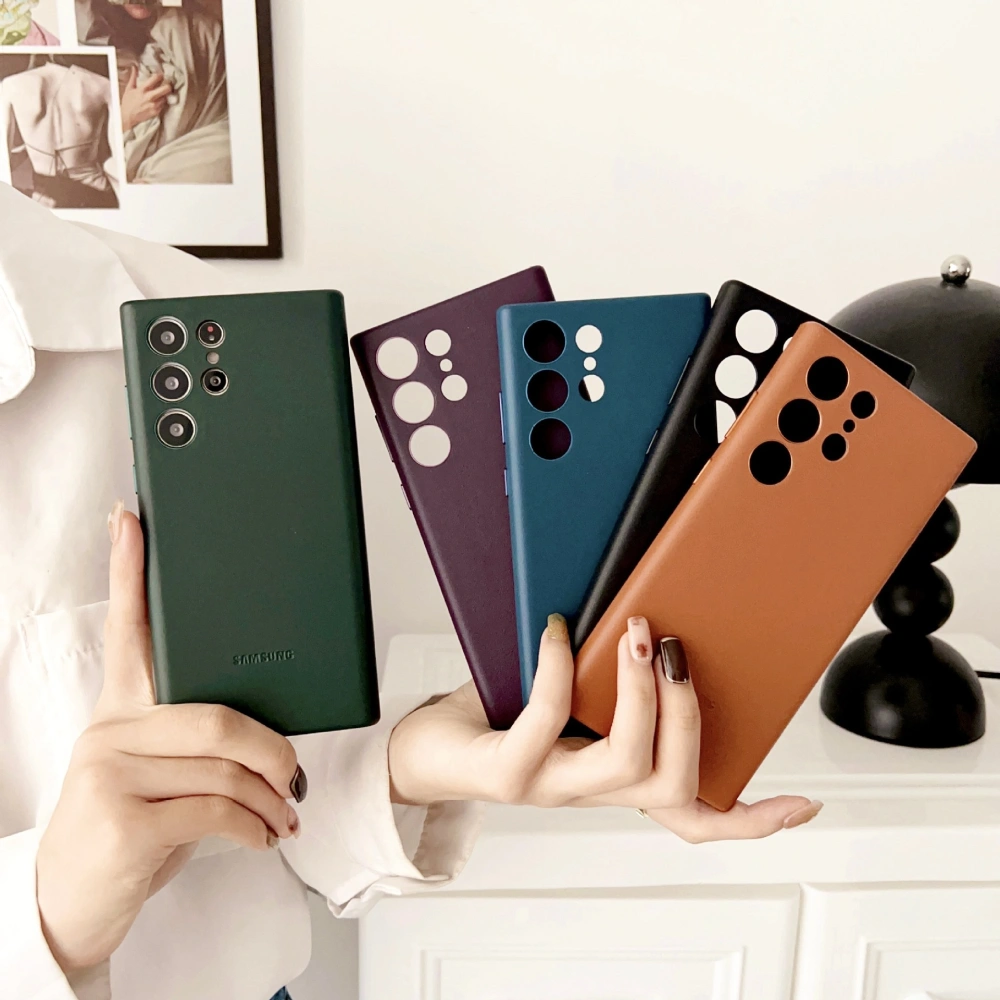 Leather Full Wrap Anti Fall Protective Cover Phone Case