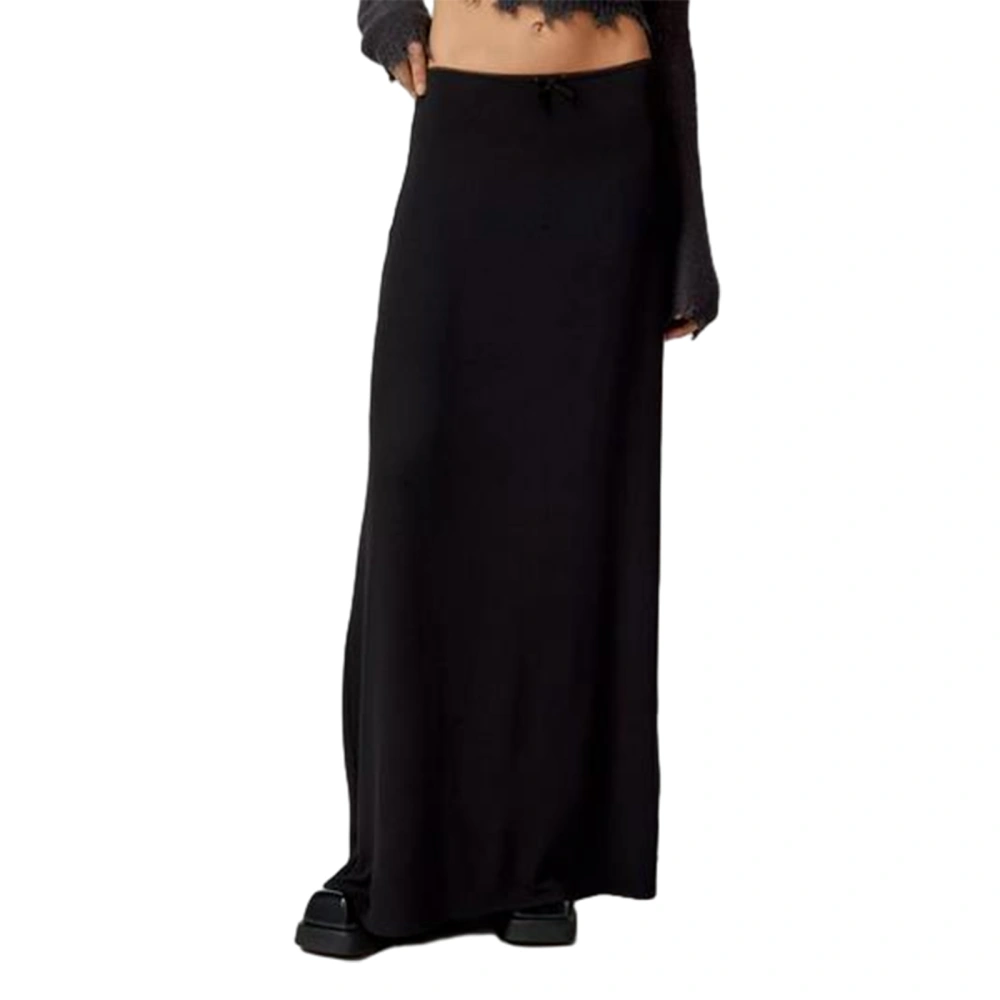 Women's Spring Summer Long Skirt Solid Color Fashion Straight Skirt