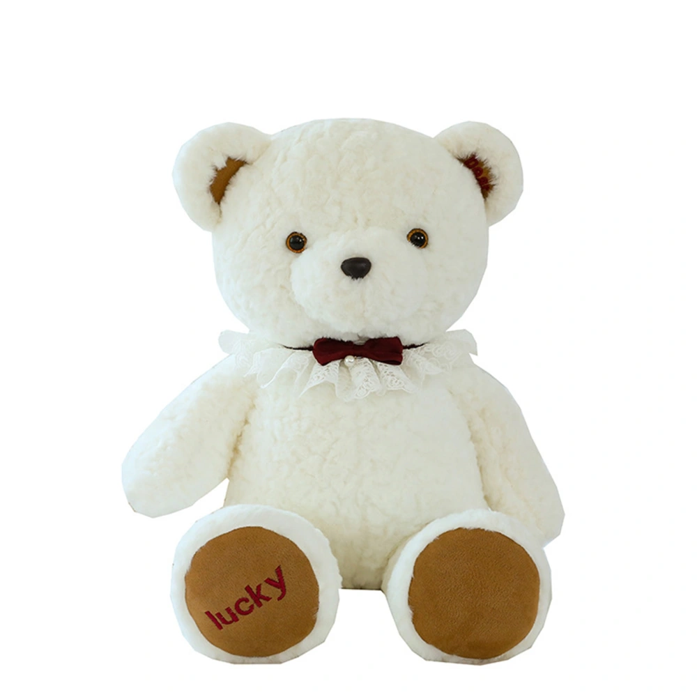 Cute White Bear Plush Toy Soft Stuffed Bear Cartoon Animals Dolls