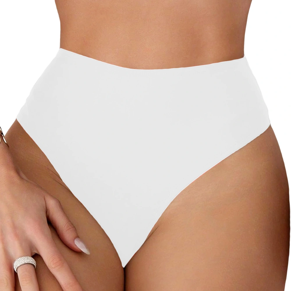 Women's Thong Bikini Bottoms Cross Cutout High Waist Thong Swimsuit