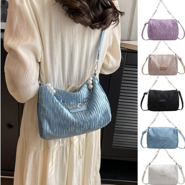 1Pc New Niche Women's Chain Crossbody Bag Fashion Casual Shoulder Bag