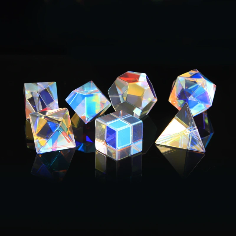 Optical Glass Cube Splitting Prism Dice