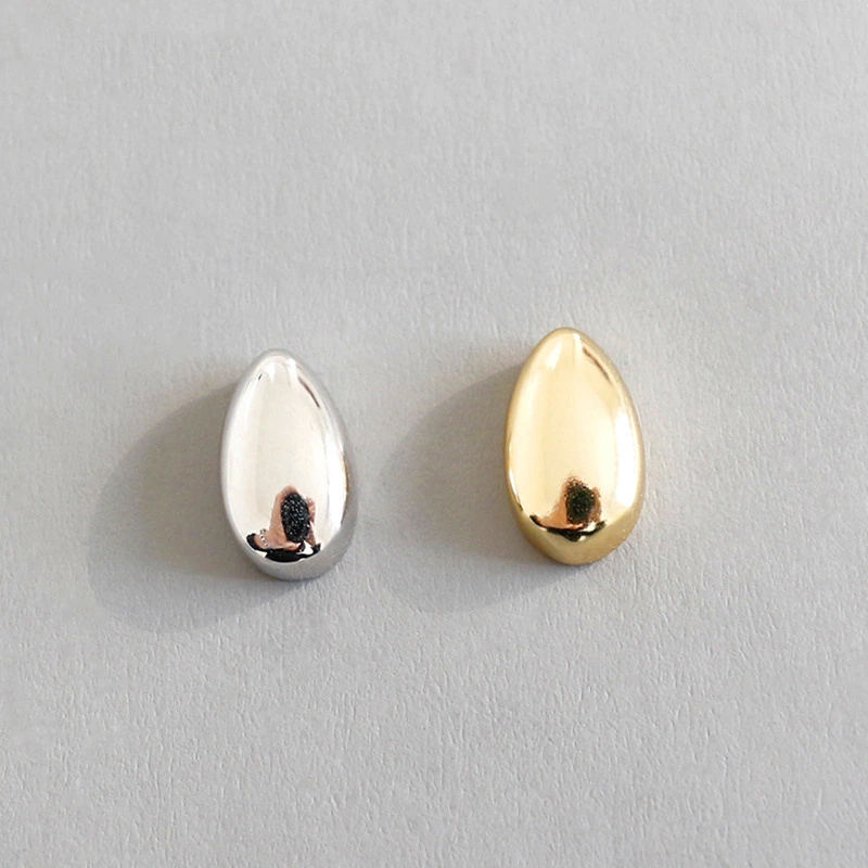 Geometric Oval Stud Earrings For Women