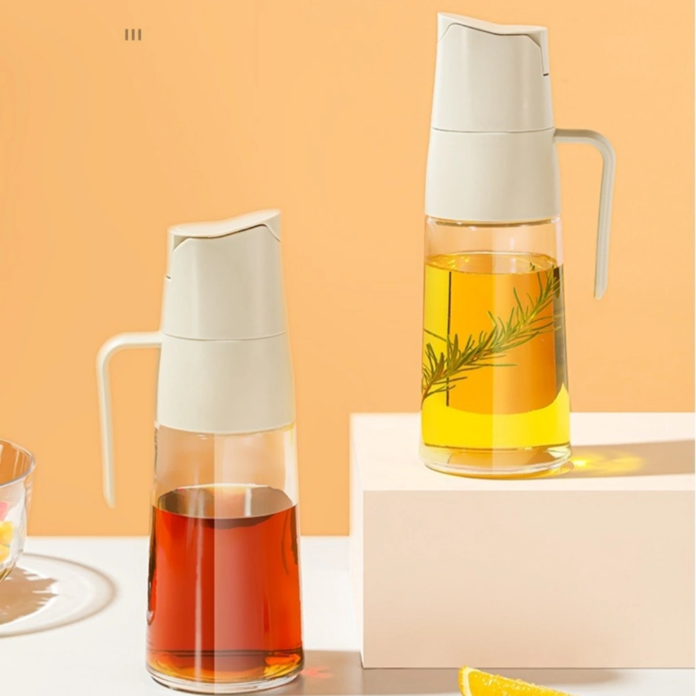 Glass Oiler Oil Filling And Pouring Oil Leak-proof Automatic Opening And Closing Soy Sauce And Vinegar Oil Tank Oil Bottle