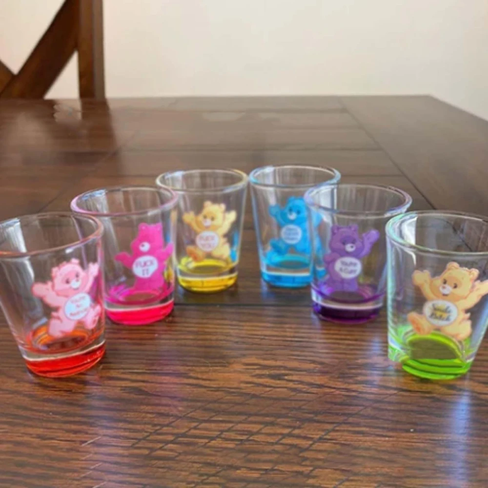 Sweet Bears Shot Glasses Shooter Glass Wine Set Glass Cup Set