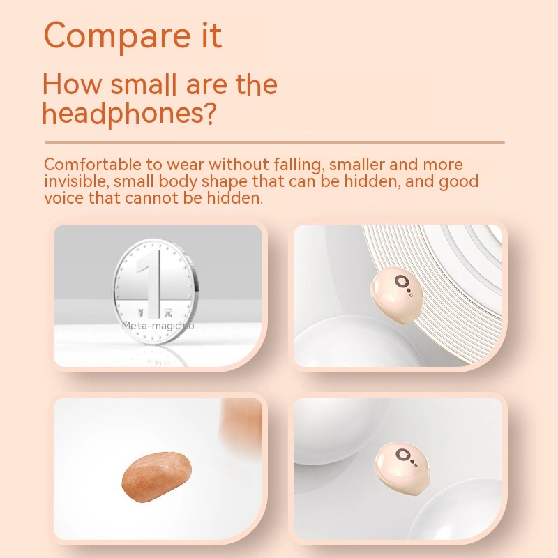 Mini Invisible Plastic Private Model Bluetooth Headset Ultra-long Life Battery