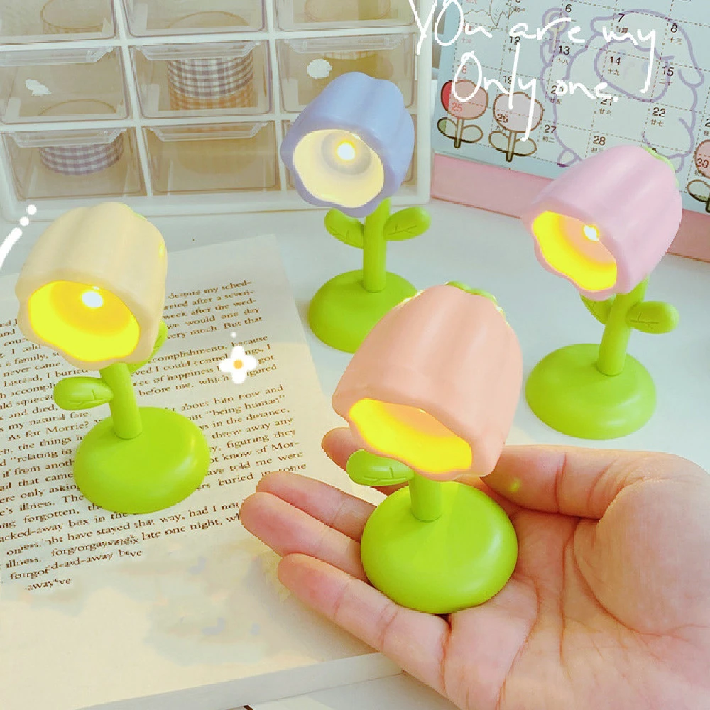 Creative Mini Magnetic Small Night Lamp Flowers