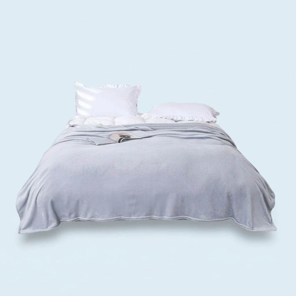 Flannel Throw Blanket Lightweight Queen Bed Blanket Warm Soft Blanket
