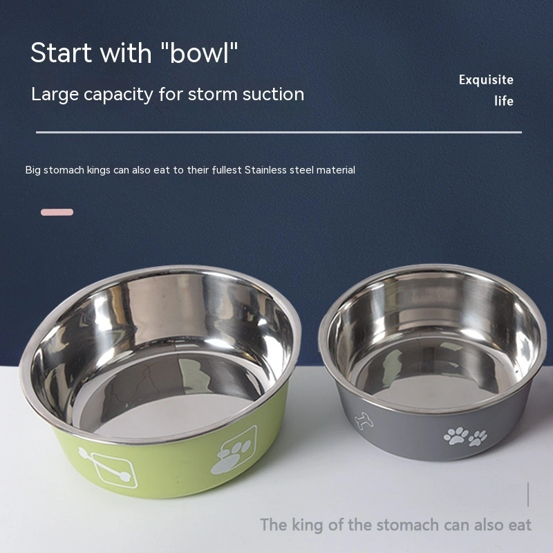 Stainless Steel Rice Bowl Dog Basin