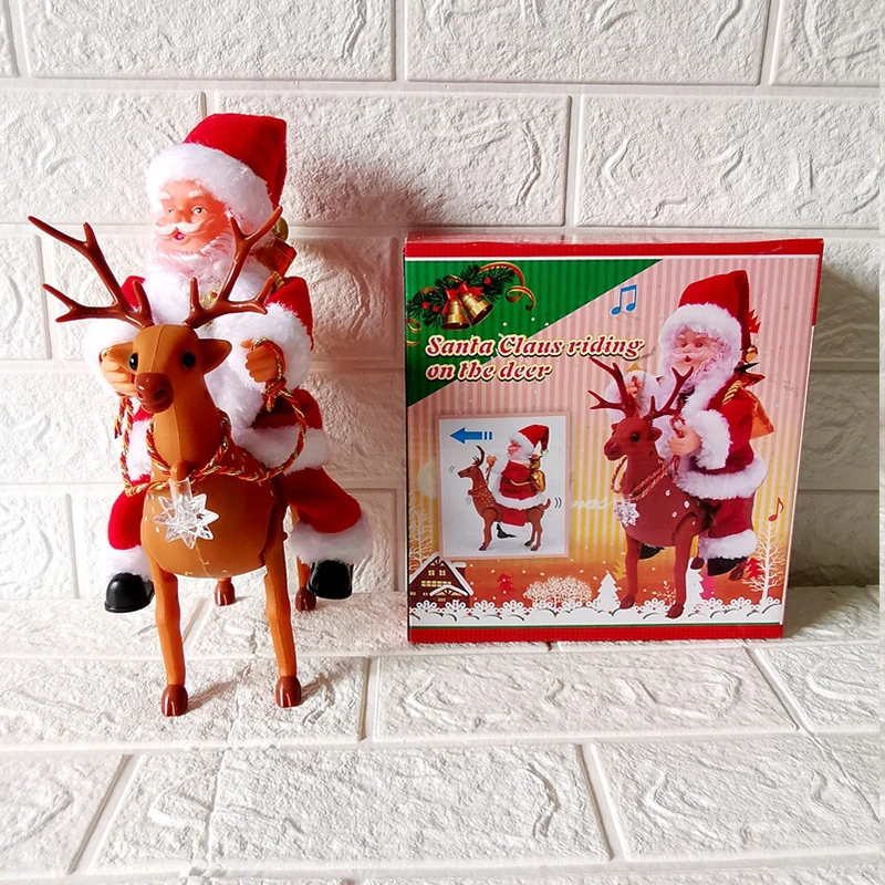 Creative Electric Ladder Santa Claus Toy Children Gift