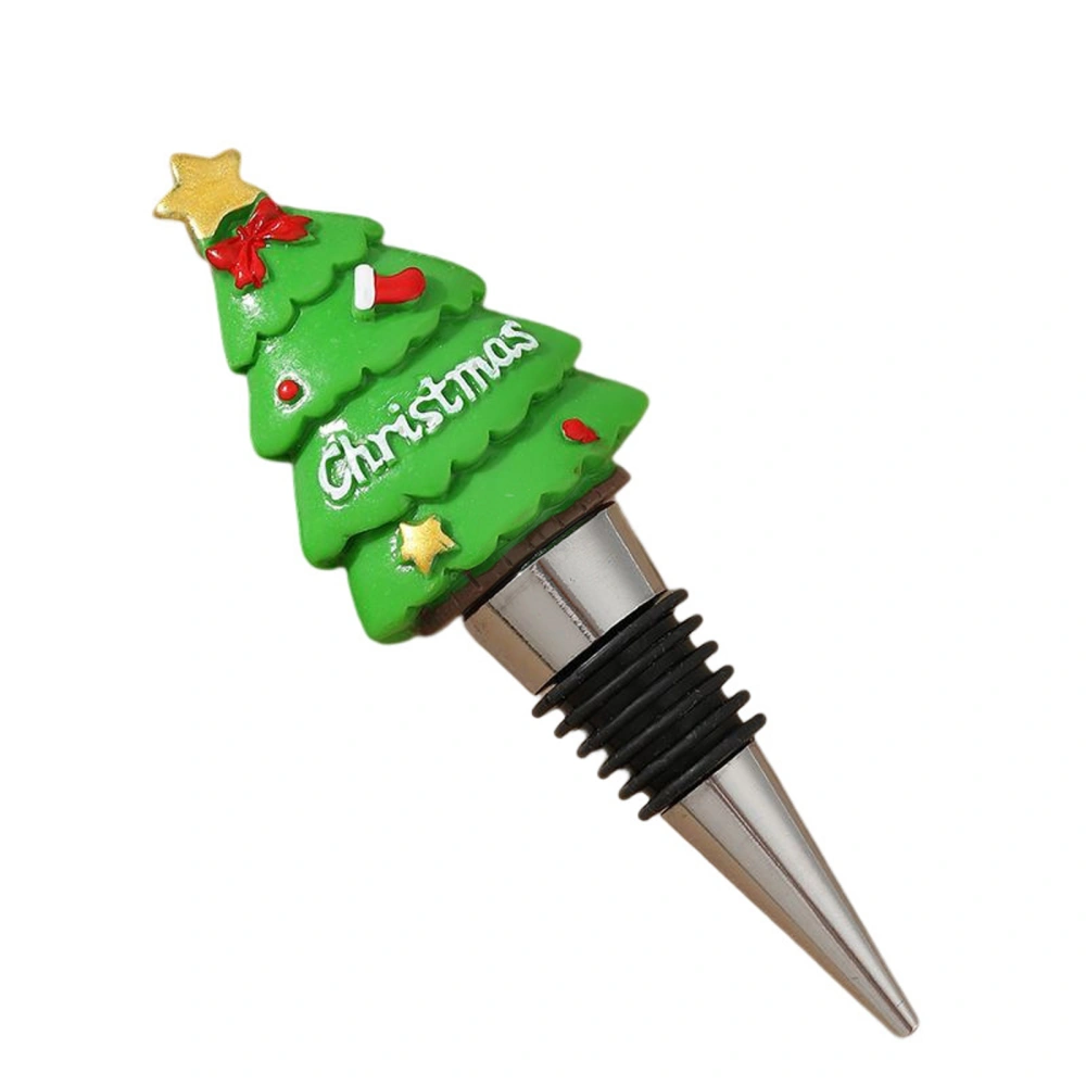 Christmas Tree Wine Bottle Stopper, Creative Interesting Bottle Lid