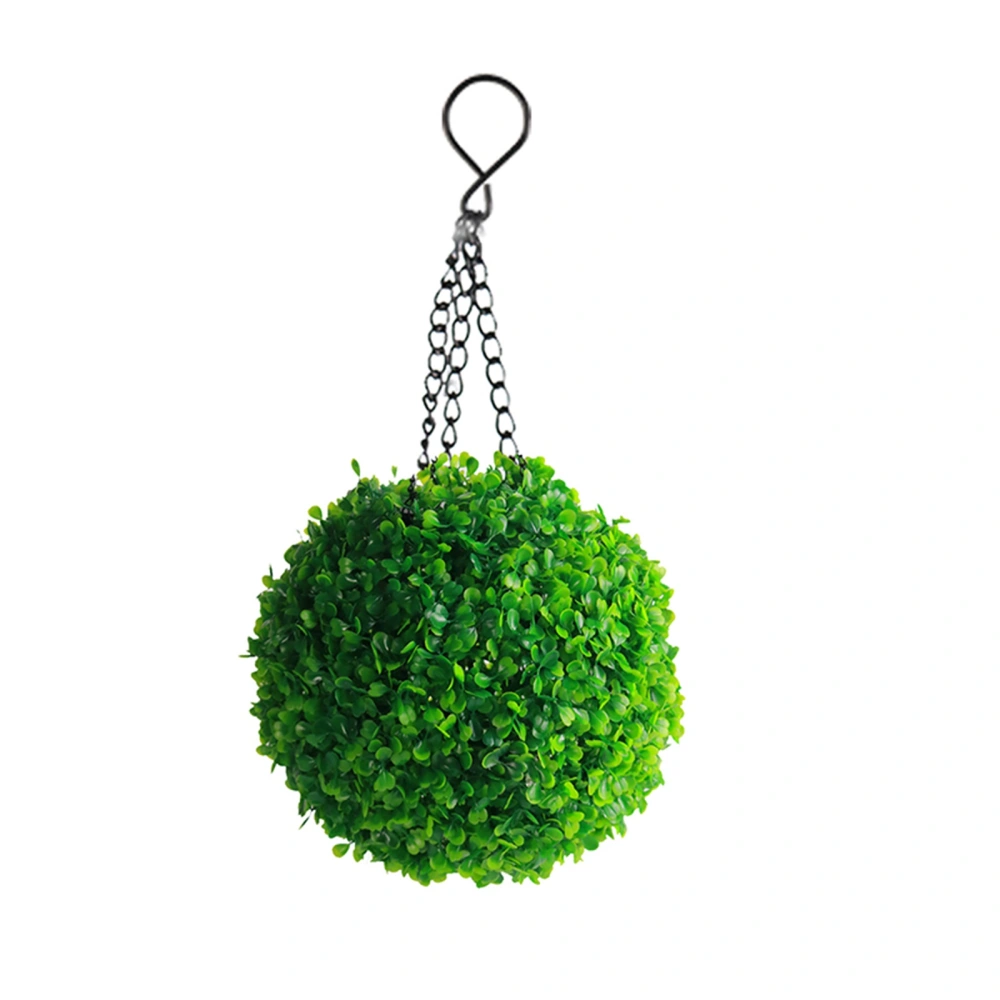 Artificial Topiary Ball, Hanging Solar Powered Greenery Outdoor Light