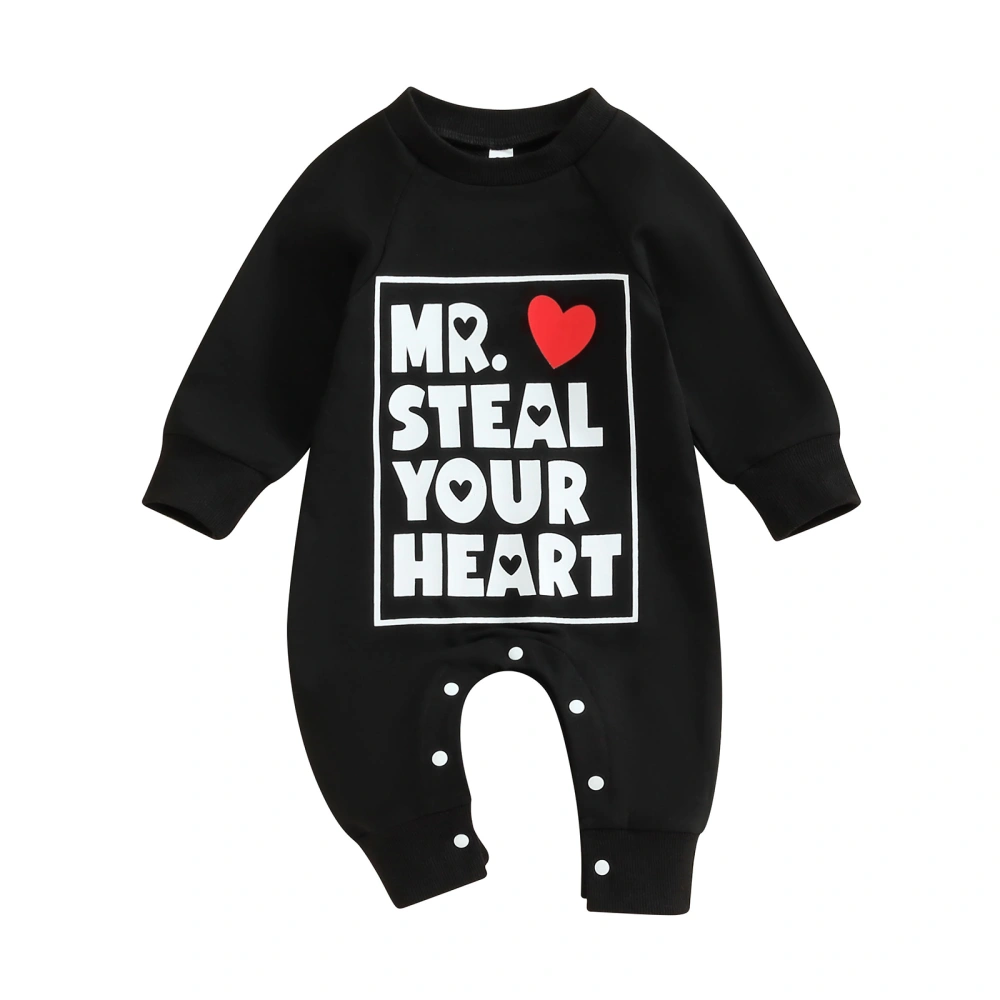 Baby Girls Boys Sweatshirts Rompers Valentine's Day Clothes Jumpsuits