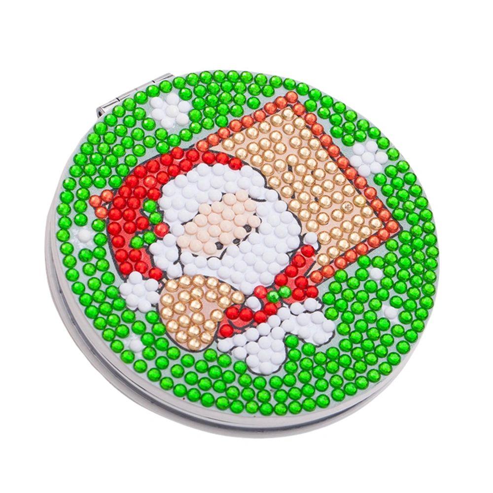 Christmas Diamond Painting Compact Mirror DIY Pocket Diamond Mirror