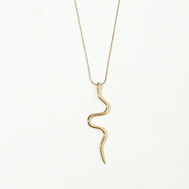 Stainless Steel Simple Personality Snake Necklace