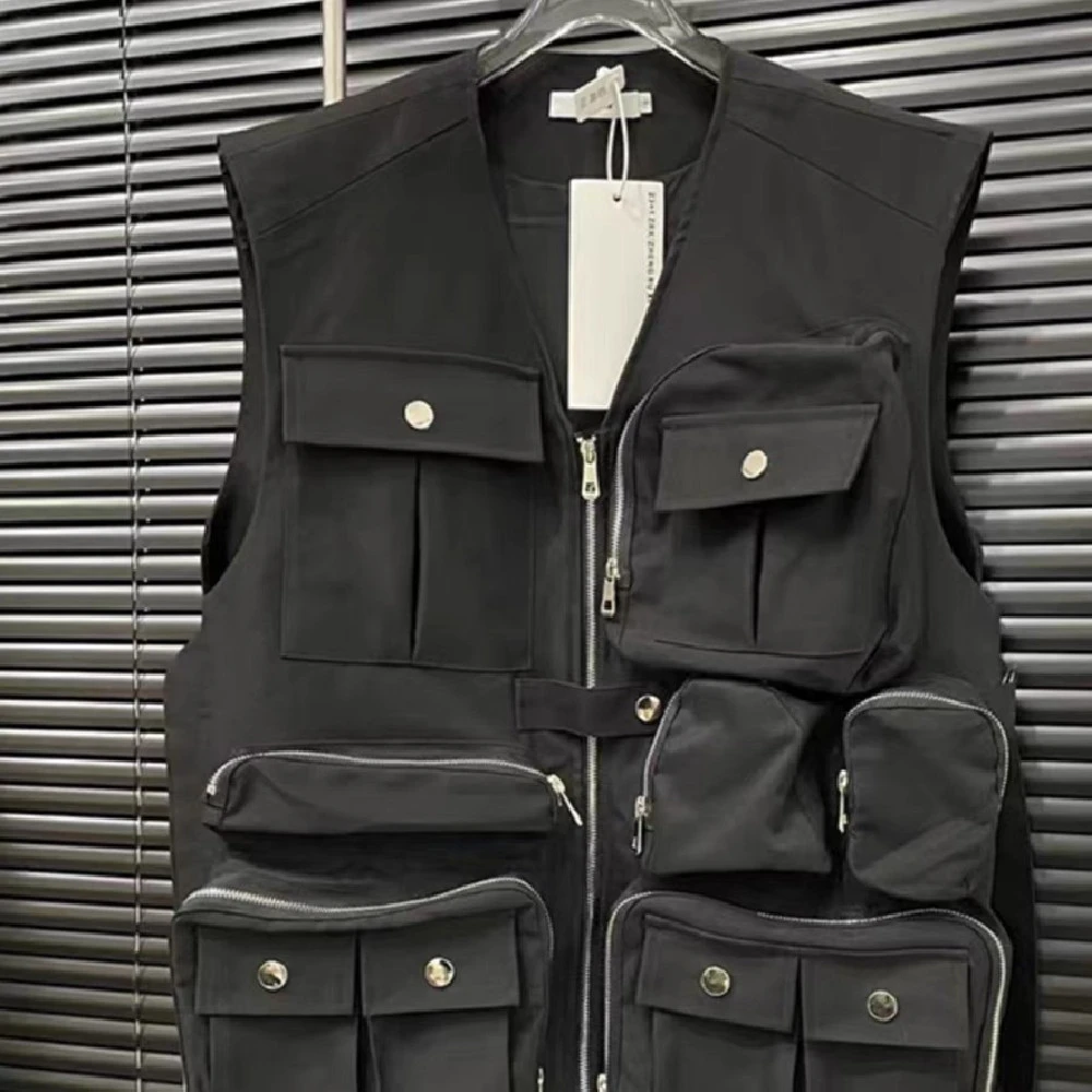 Men's Fashion Mechanical Style Vest Coat