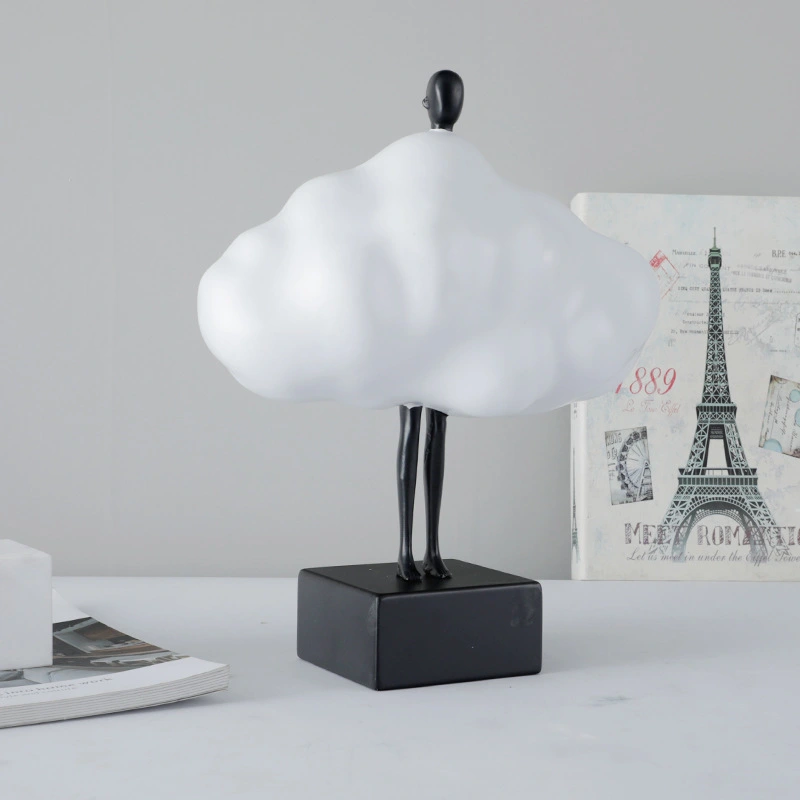 Minimalist Creative White Clouds Character Ornaments