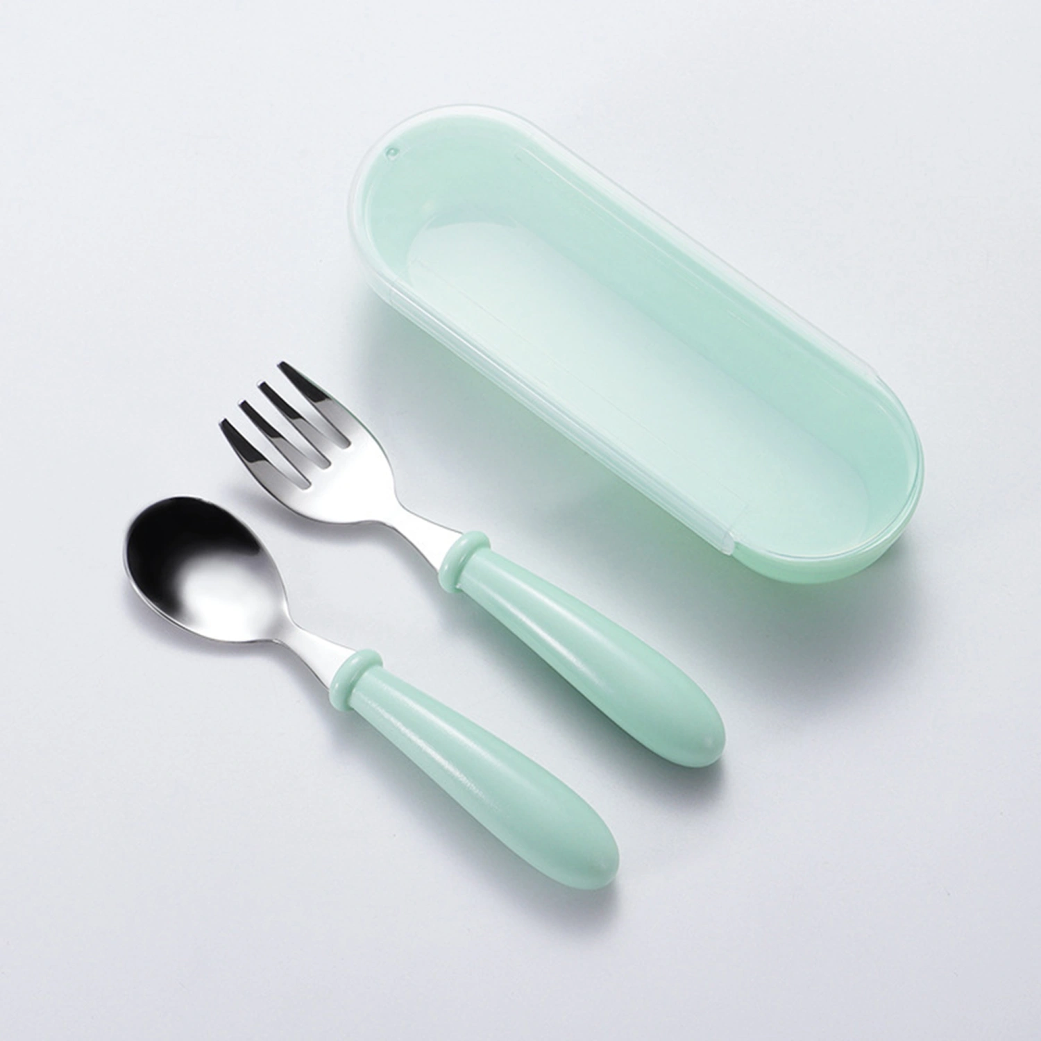 Cute Cartoon Travel Utensils Kid Kawaii Portable Utensils, Cutlery Set