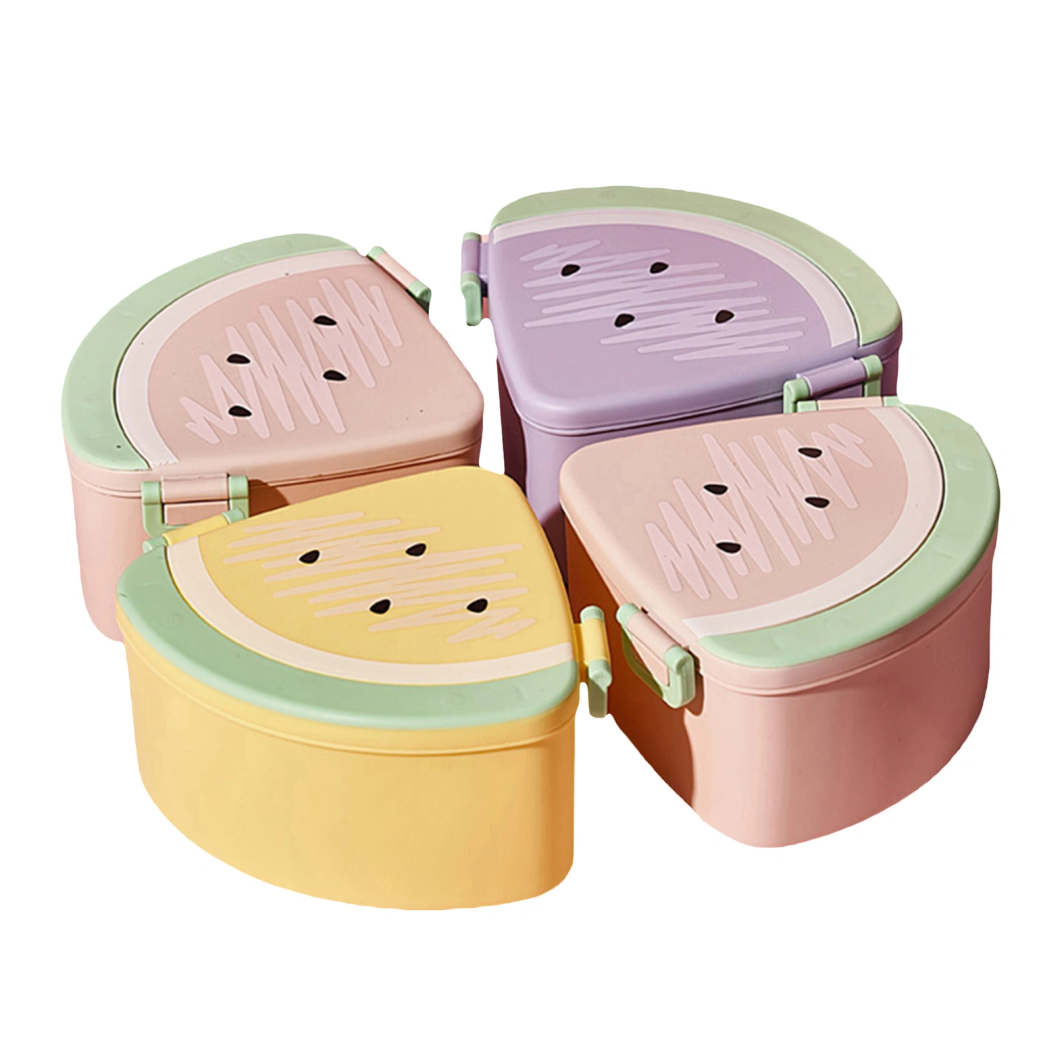 Watermelon Lunch Box, Leakproof Bento Box Snack Food Container
