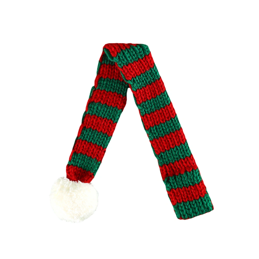 Christmas Pet Scarf, Striped Winter Pet Supplies Styling Accessories