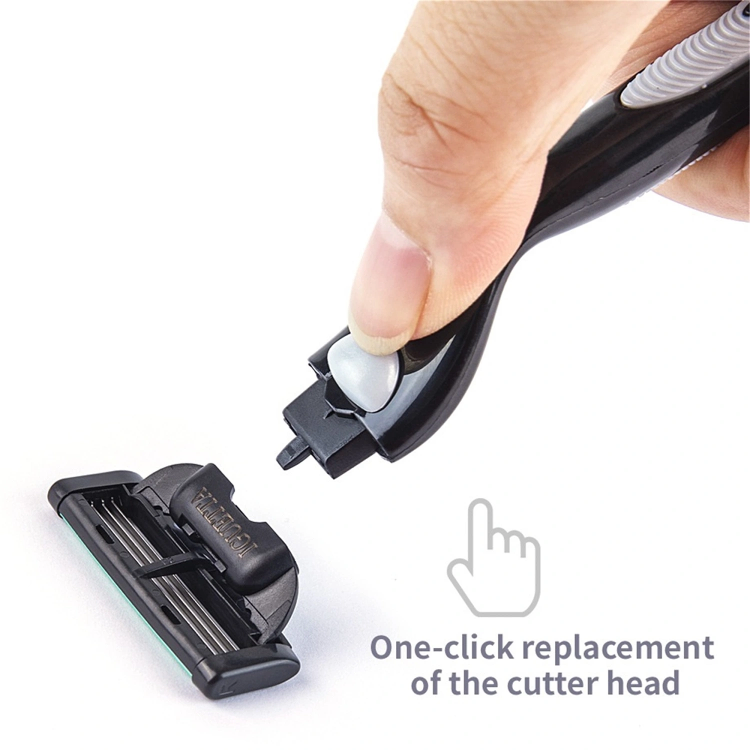 Men Removable Face Razor Shaving Razors Head with Sharp Flexible Blade